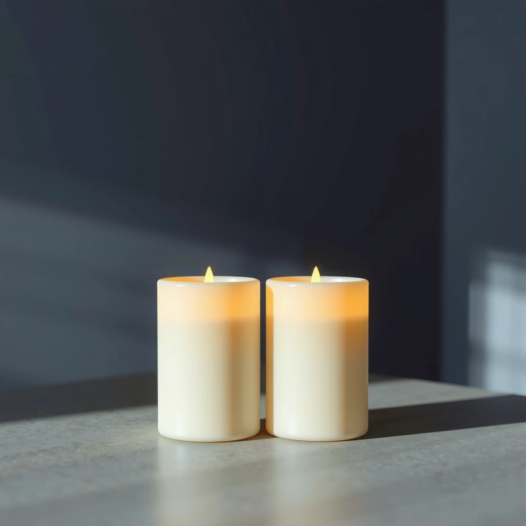 Abstract candle representation 1